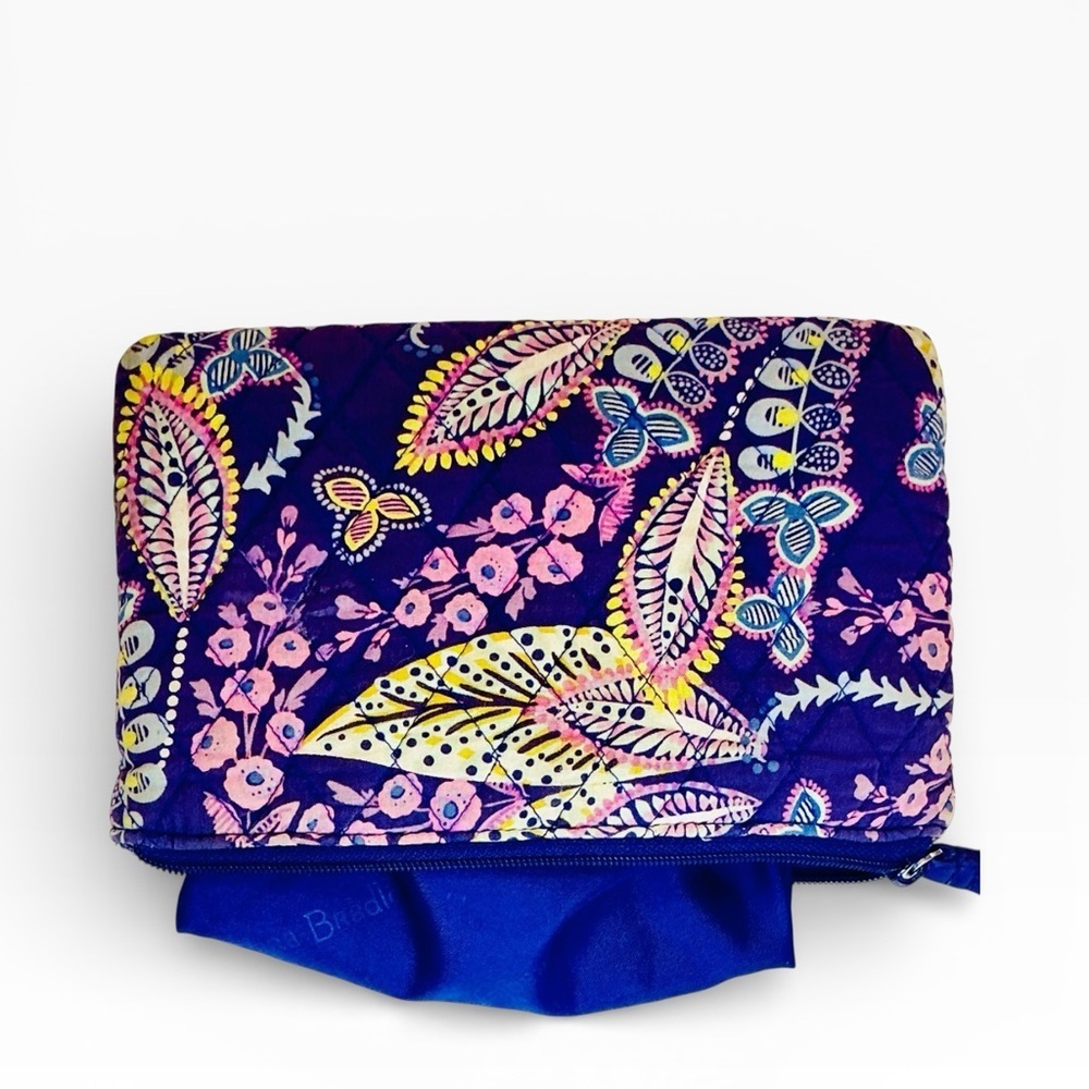 Vera Bradley Lavender Floral Wristlet in Blue Tropics Tapestry Print - Purple - Picture 5 of 5